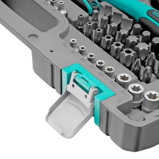 Набор инструмента 1/4" 3/8", 1/2" S2, усиленный кейс, 151пр. STELS фото 29