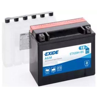 Аккумулятор мото EXIDE ETX20H-BS фото