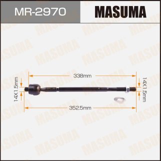 Тяга рулевая Masuma MR-2970 фото