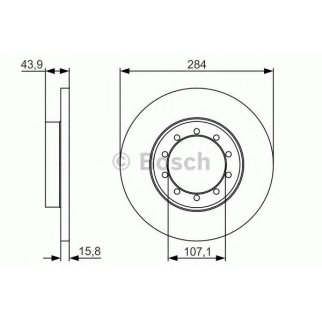 Диск тормозной BOSCH 0 986 479 A34 фото