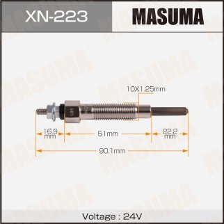 Свеча накаливания Masuma XN-223 фото