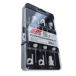 Набор отверток прецизионных 6шт. T6.T7.T8.T9.T10.T15 (длина 150мм) JTC фото 1