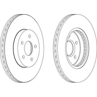 Диск тормозной FERODO DDF1125 фото