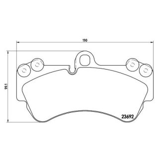 Колодки тормозные передние к-кт TRIALLI PF 4373 фото 3