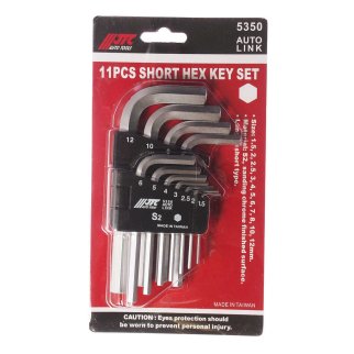 Набор ключей шестигранных Г-обр. 1.5-12мм 11пр. JTC фото