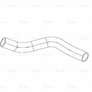 Патрубок рад. охл. для а/м Hyundai Solaris/Kia Rio (10-) 1.4i/1.6i верх. к залив. горл. (EPDM, 1 шт.) LUZAR LPK 08033 фото 3