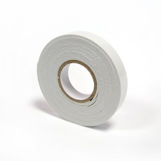 Скотч двусторонний 15 мм х 5 м белый фото