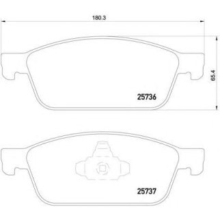 Колодки тормозные передние к-кт Brembo P 24 157 фото