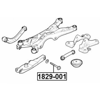 Болт с эксцентриком OPEL SIGNUM 2003-2008 FEBEST 1829-001 фото 2