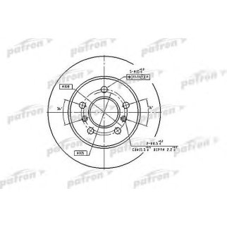 Диск тормозной PATRON PBD1029 фото