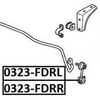 Стойка заднего стабилизатора ASVA 0323-FDRL фото
