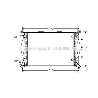 Радиатор основной AVA AI2195 фото