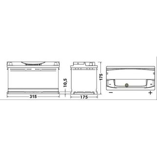 Аккумуляторная батарея EXIDE EA852 фото