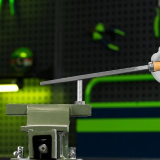 Напильник 250мм трехгранный, деревянная ручка СИБРТЕХ фото 6