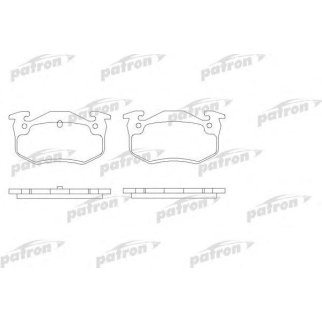 Колодки тормозные дисковые задн RENAULT: 19 I 88-92, 19 I Cabriolet 91-92, 19 II 92-95, 19 II Cabriolet 92-96, 19 II Chamade 92-95, 19 II фургон 92-95, CLIO I 90-98 фото