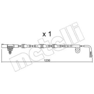 Датчик износа колодок METELLI _SU.255 фото