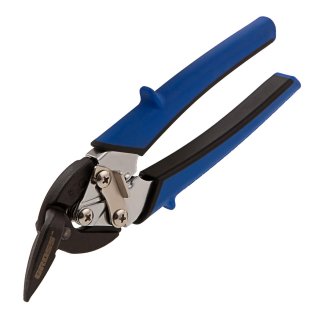 GROSS 78361 Ножницы по металлу&quot;PIRANHA&quot;МИНИ 185мм, прямой и правый рез, сталь-СrM, двухкомпонентные фото