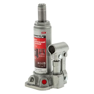 Домкрат бутылочный 2т гидравлический 181–345мм кейс MATRIX фото 2