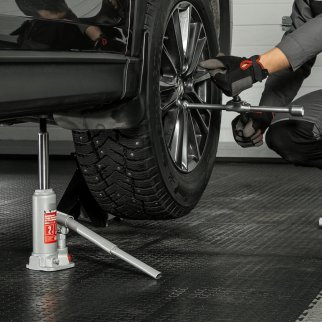 Домкрат бутылочный 2т гидравлический 181–345мм кейс MATRIX фото 16