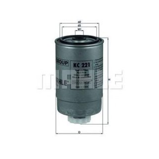 Фильтр топливный KNECHT KC 221 фото 2