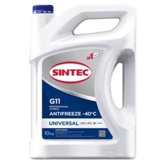Антифриз синий SINTEC UNIVERSAL G11 10кг фото