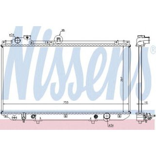 Радиатор основной Nissens 64762 фото