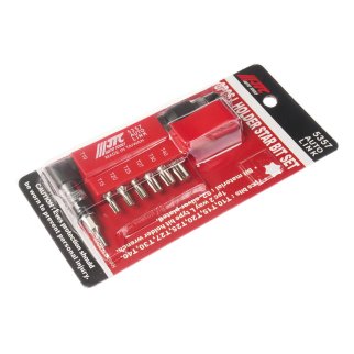 Набор вставок 1/4" торкс T10-T40 с Г-образным держателем 8пр JTC фото 1