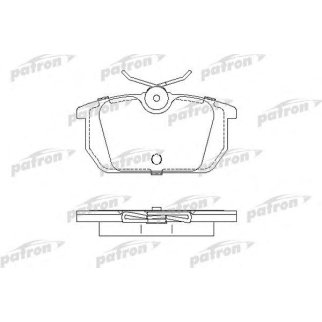 Колодки тормозные задние дисковые к-кт PATRON PBP409 фото
