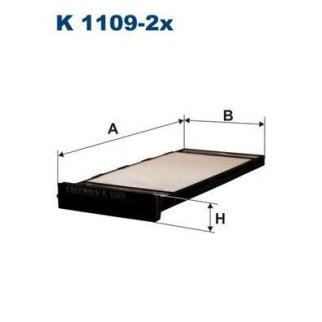 Фильтр салона FILTRON K 1109-2X фото