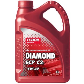 Масло моторное TEBOIL Diamond ECP C3 5W-30 синтетическое 4 л 3453876 фото