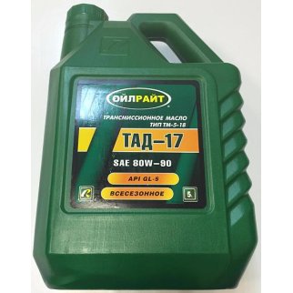 Масло трансмиссионное OIL RIGHT ТМ-5-18 (ТАД-17) 5л. фото