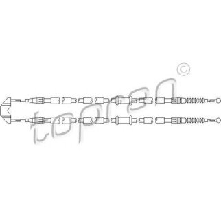 Трос ручного тормоза (1643mm./1460mm.+1675mm/1491mm) фото