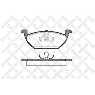 Колодки дисковые п. Audi A3 1.6-1.9TD 96-03,Skoda Octavia 1.4/1.6 96&gt; STELLOX 644000_SX фото