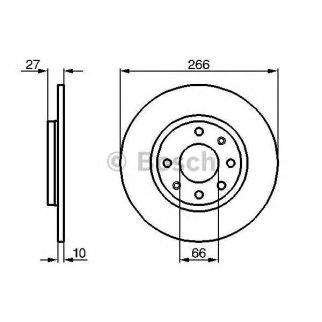 Диск тормозной передн CITROEN: BX (XB-_) 1.6/1.8 D/1.9 RD 4x4/11/14/14 E/15/16/16 E/19/19 D/19 E/19 E 4x4/19 GTi/19 GTi 4x4/TRD Turbo 82-94, BX Break (XB-_) 1.4/1.6/ фото