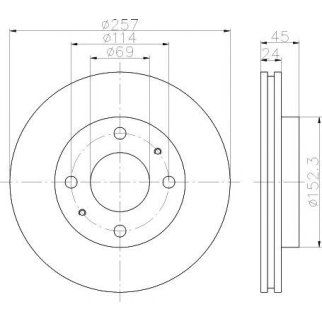Диск тормозной TEXTAR 921308 00 фото