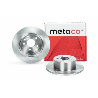 Диск тормозной задний metaco 3060-168 фото 3