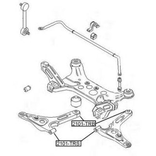 Сайлентблок ASVA 2101-TRB фото