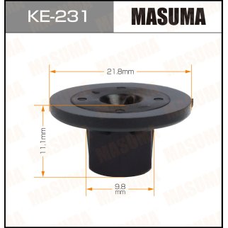 KE-231_клипса! Audi A6 05-11/ A8 04-17, Skoda Octavia 00>/ Superb 01-15, VW Passat 10-11 фото