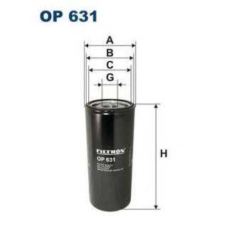 Фильтр масляный FILTRON OP 631 фото