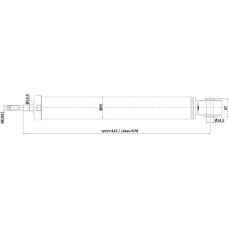 Амортизатор задний L=R SKODA OCTAVIA 1Z# 2004-2013 FEBEST 26110-002R фото 2