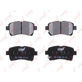 Колодки тормозные передние к-кт LYNXauto BD-7308 фото