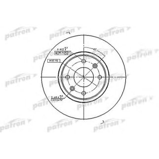 Диск тормозной PATRON PBD2796 фото
