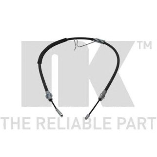 9025196_трос ручника задний правый! 1235mm Ford Transit 06-14 фото