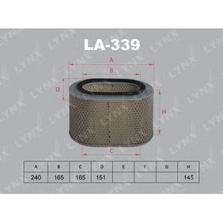 Фильтр воздушный LYNXauto LA339 фото
