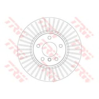 Диск тормозной передний вентилируемый TRW DF6220S фото