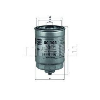 Фильтр топливный KNECHT KC 104 фото 2