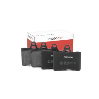Колодки тормозные задние дисковые к-кт metaco 3010-166 фото