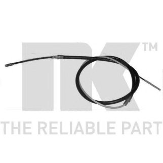 Трос стояночного тормоза задний левый, правый / VW Passat-IV (барабанные тормоза) 93~97 фото