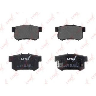 Колодки тормозные задние дисковые к-кт LYNXauto BD-3402 фото