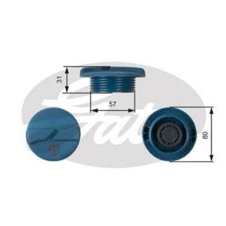 Крышка бачка расширительного Gates фото